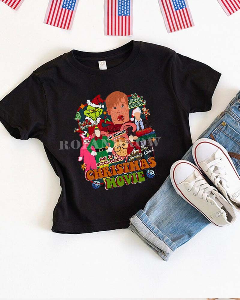 [AVAILABLE] Christmas Movie ? Kids Shirt