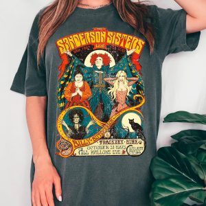 AVAILABLE Comfort Color Witch Sisters Vintage Style Halloween