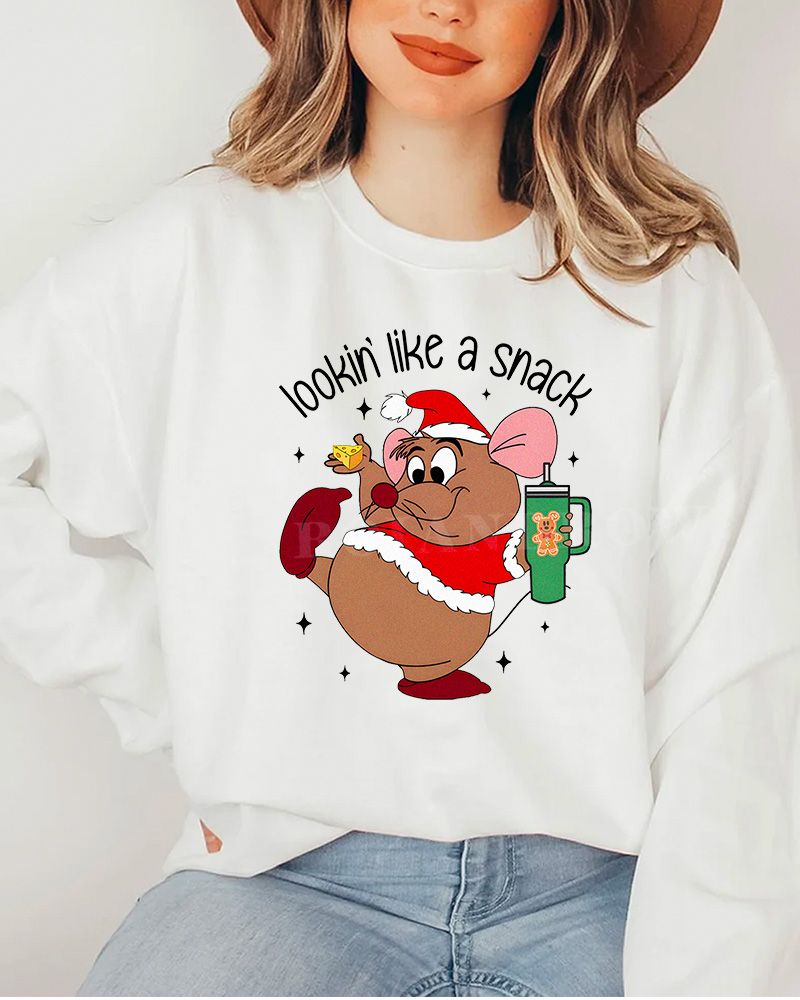 AVAILABLE GusGus Lookin Like A Snack Christmas Sweatshirt