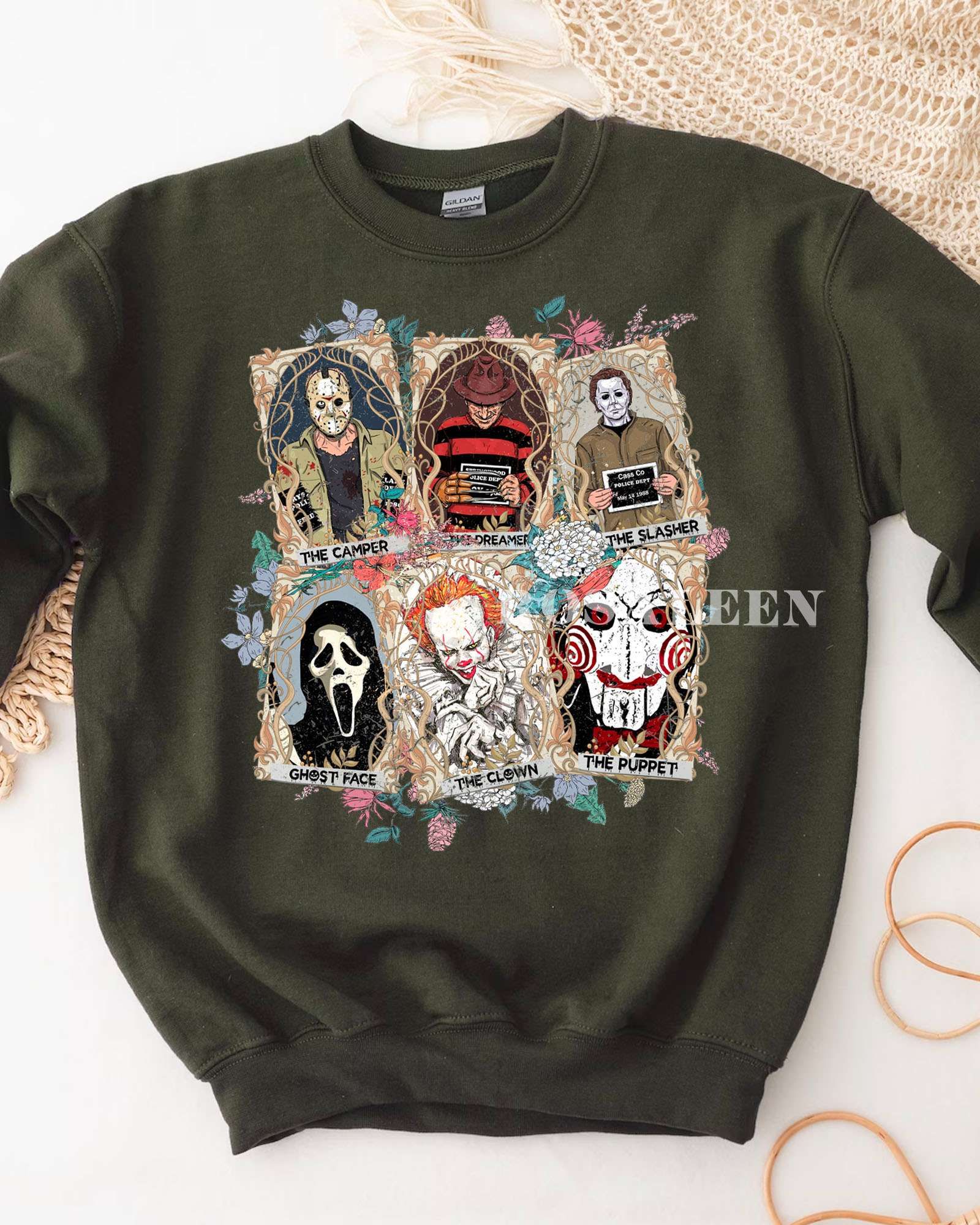 AVAILABLE Halloween Movie Tarot Card Sweatshirt TShirt
