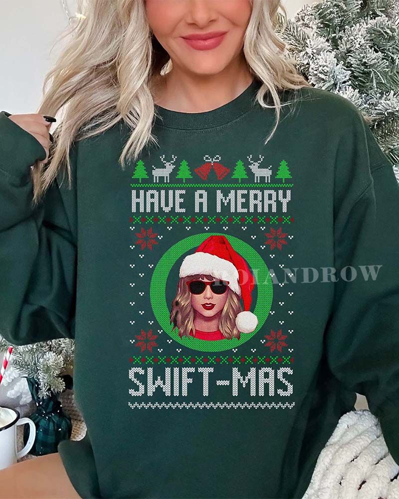 [AVAILABLE] Have a Merry Swift-Mas Christmas Sweatshirt