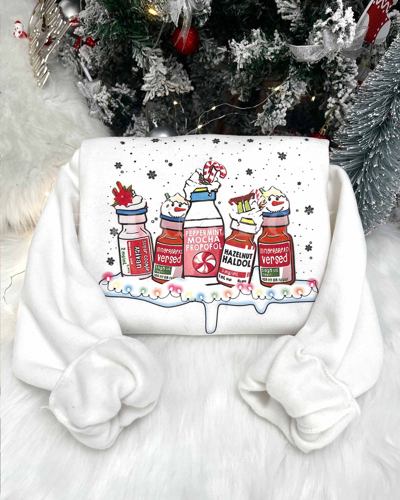 AVAILABLE Nurse Holiday Meds Christmas Sweatshirt