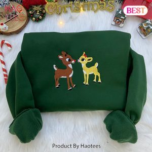 [AVAILABLE] Rudolph the Red-Nosed Reindeer – Embroidered Sweatshirt