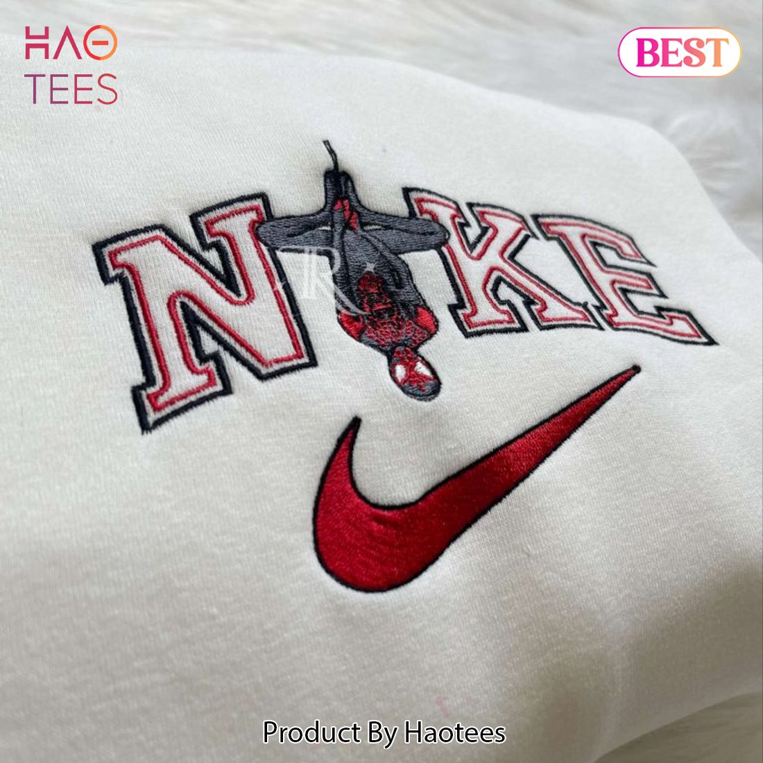 AVAILABLE Spider Man Embroidered Crew AVAILABLE Spider Man Embroidered Crew