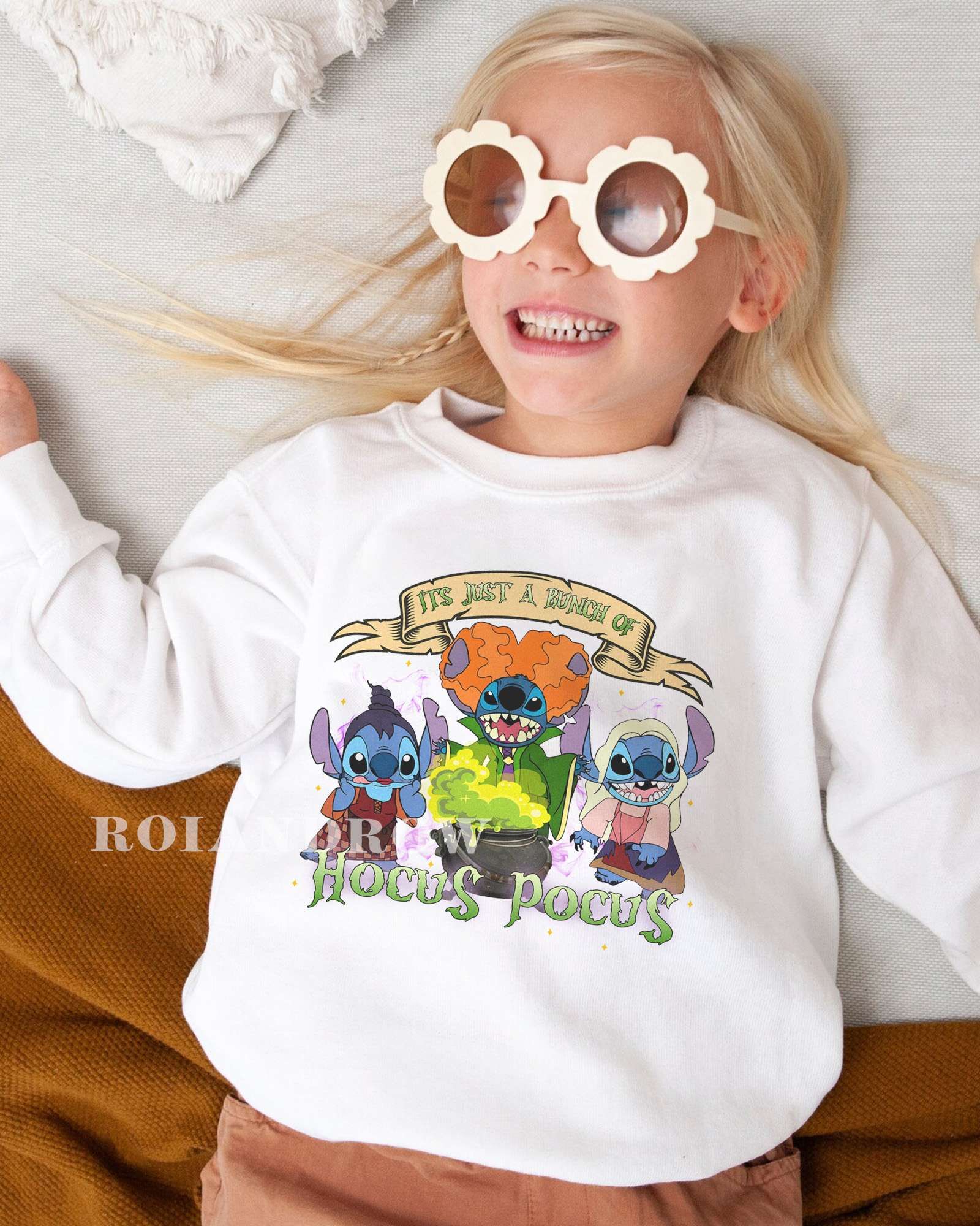AVAILABLE Stitch Hocus Pocus Kids Shirt