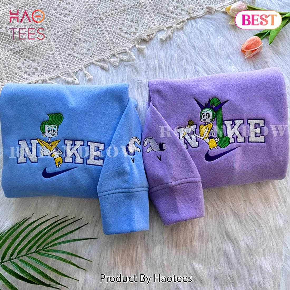 [AVAILABLE] Trolls Velvet and Veneer – Embroidered Youth Sweatshirt
