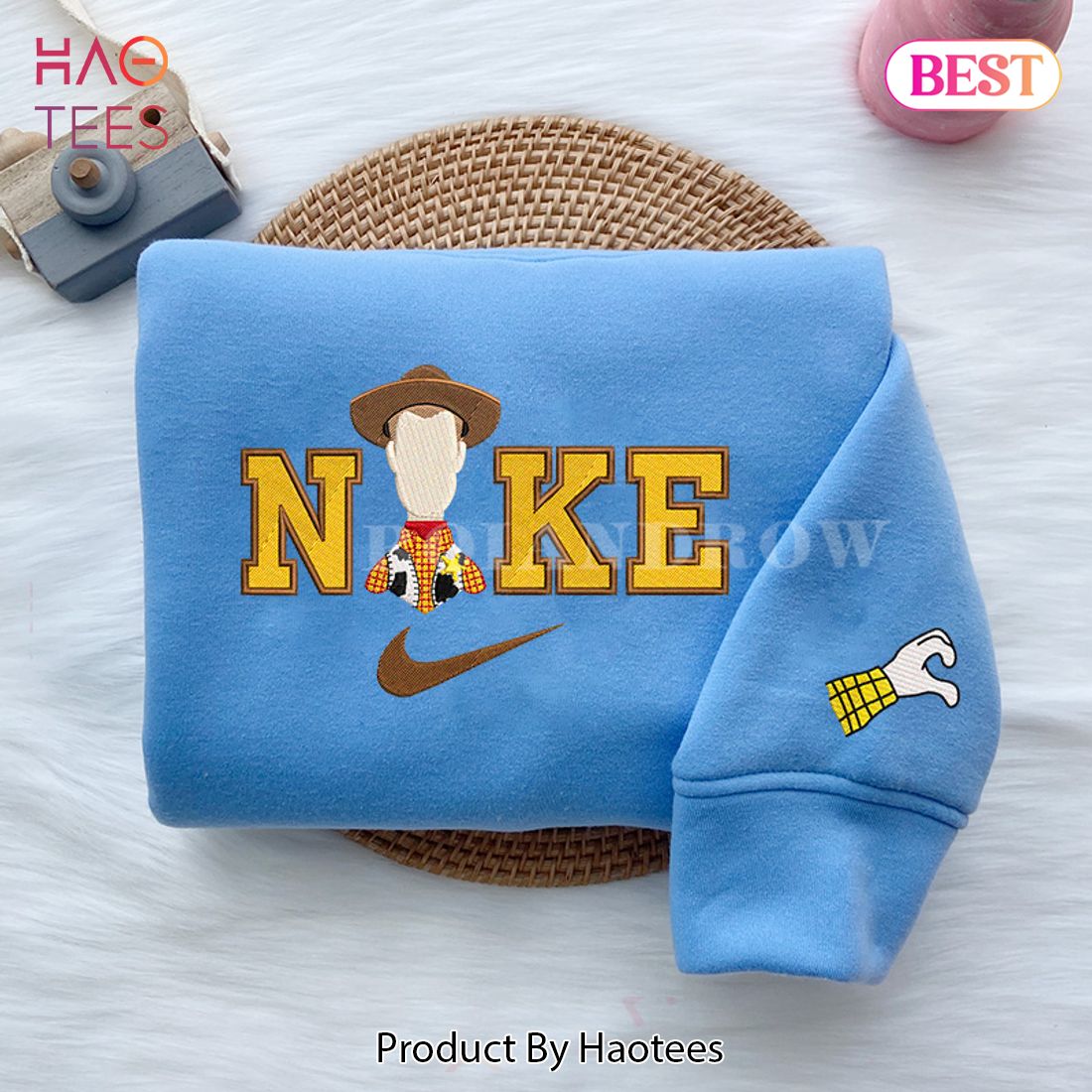 AVAILABLE Woody and Jessie Toy Story Embroidered Shirt AVAILABLE Woody and Jessie Toy Story Embroidered Shirt