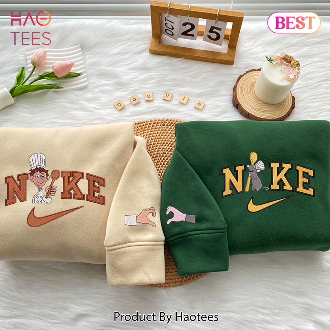 [BEST] Alfredo Linguini and Ratatouille  Ver 2  Embroidered Shirt