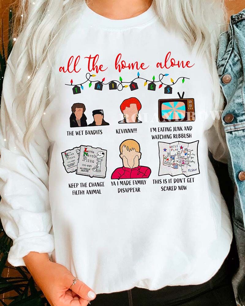 [BEST] All the home alone Christmas Sweatshirt