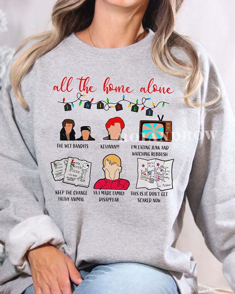 [BEST] All the home alone Christmas Sweatshirt