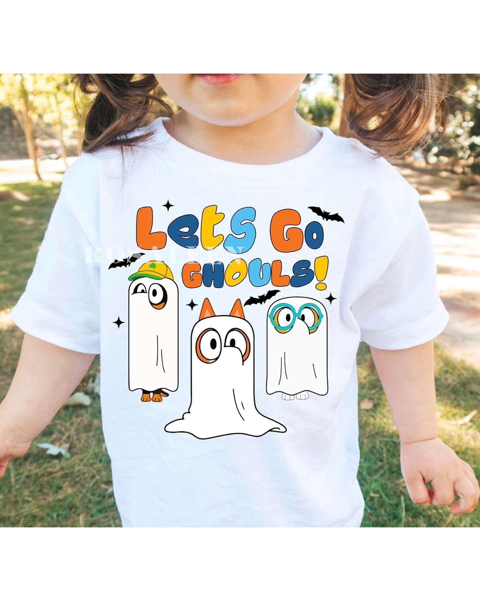 [BEST] Bluey Characther Halloween Let’s Go Ghouls Toddler tee