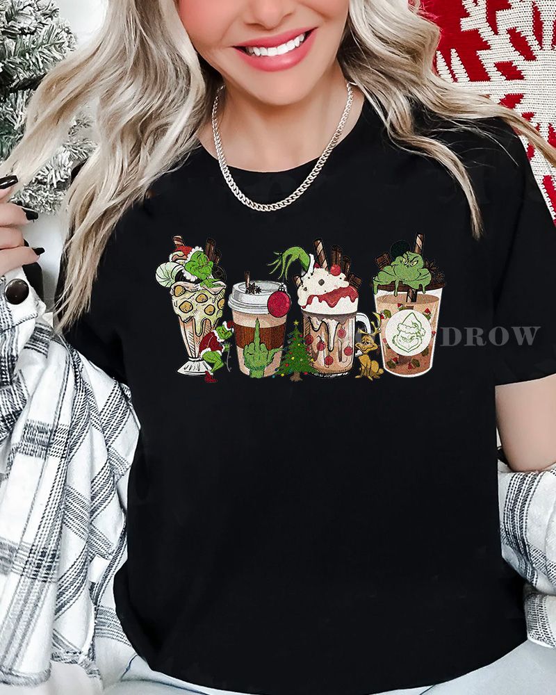 BEST Food And Drink Grinch Christmas Shirt