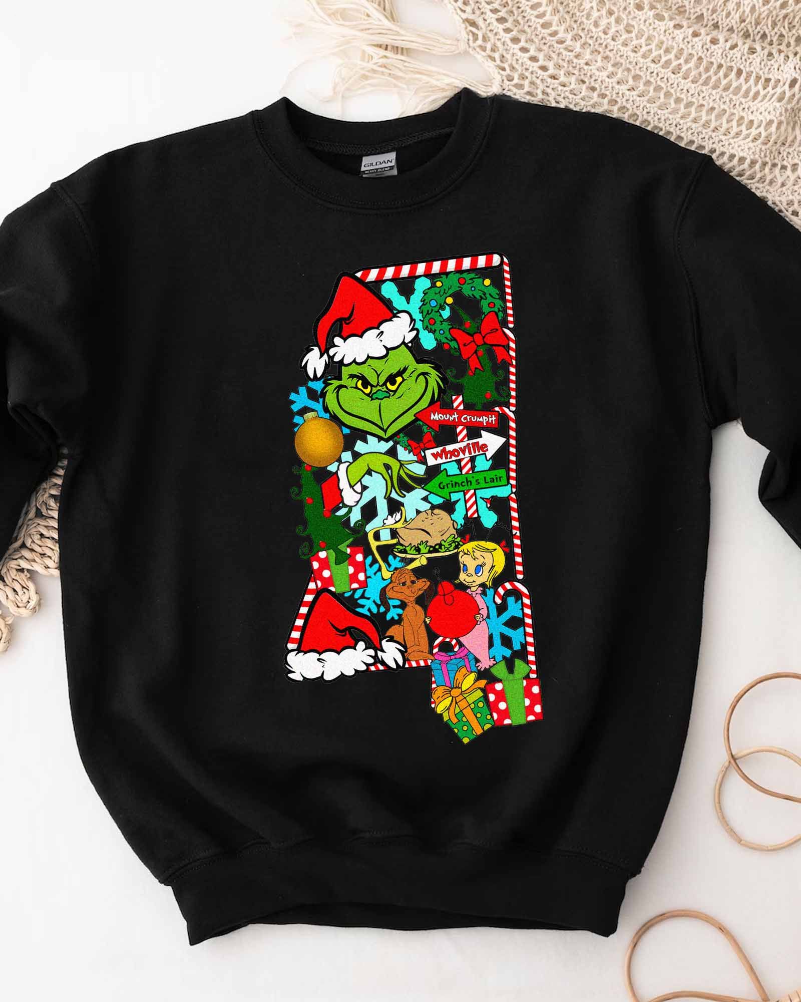 [BEST] Grinch Mississippi Christmas Sweatshirt