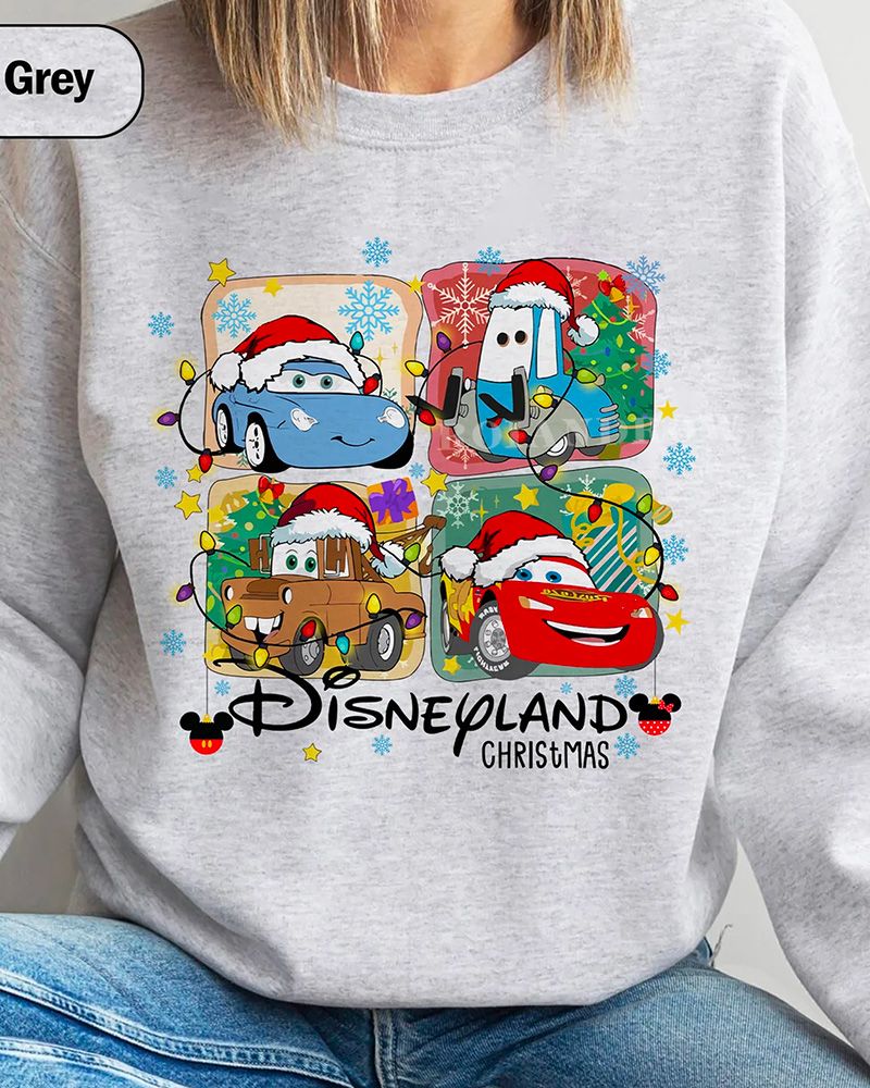 [BEST] Mc Queen Disneyland Merry Christmas Christmas Sweatshirt