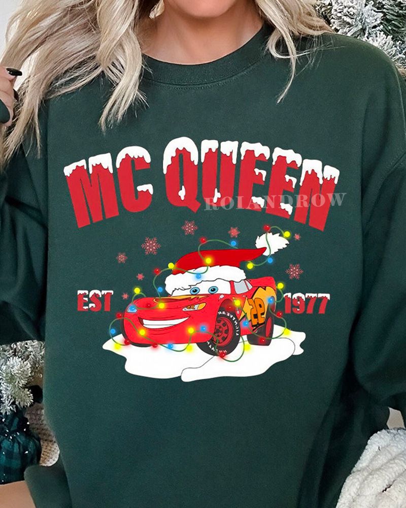 [BEST] Mc Queen EST 1977 Christmas Sweatshirt