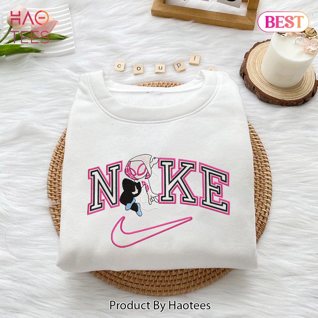 [BEST] Spider-Gwen Embroidered Youth Sweatshirt