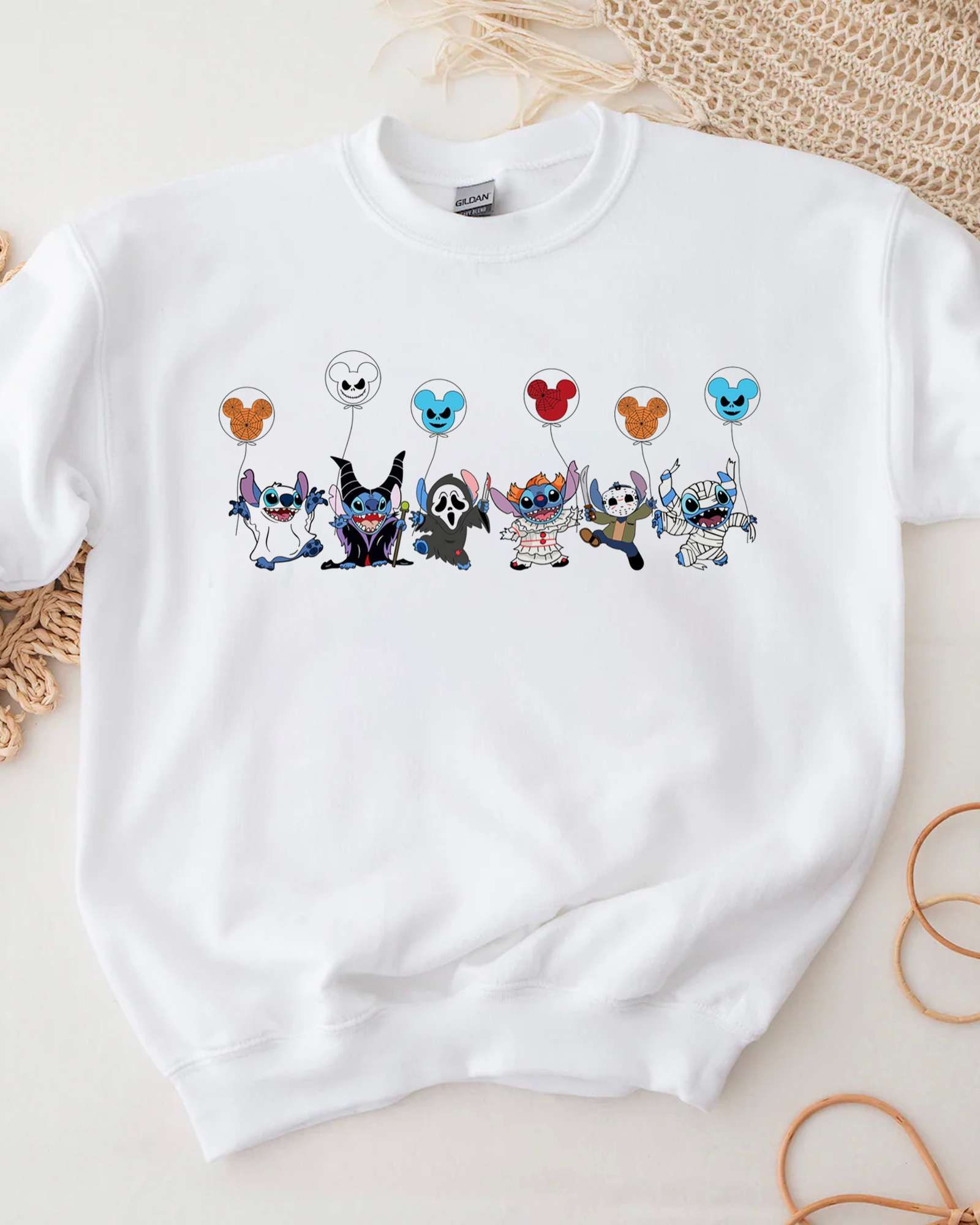 BEST Stitch Horror Halloween Sweatshirt, T-Shirt BEST Stitch Horror Halloween Sweatshirt, T-Shirt
