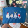HOT Cats and Dogs Christmas Embroidered Shirt