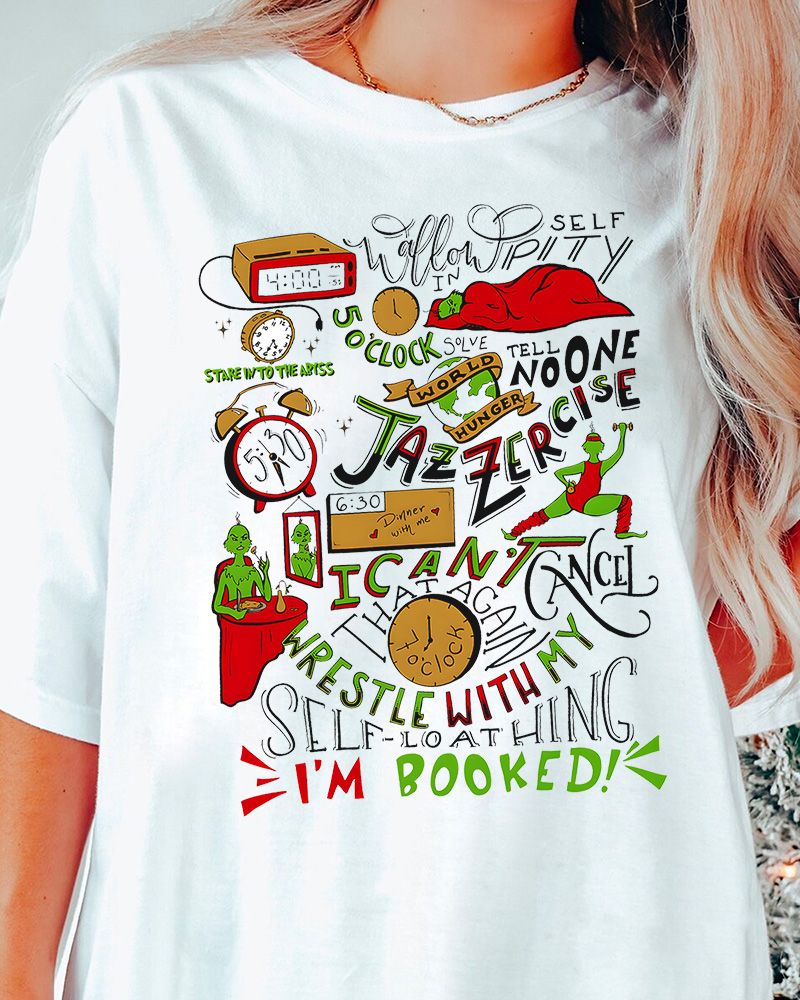 HOT Grinch Booked Day Christmas Sweatshirt