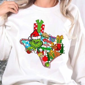 HOT Grinch Texas Christmas Sweatshirt