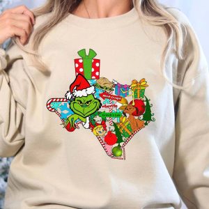 HOT Grinch Texas Christmas Sweatshirt