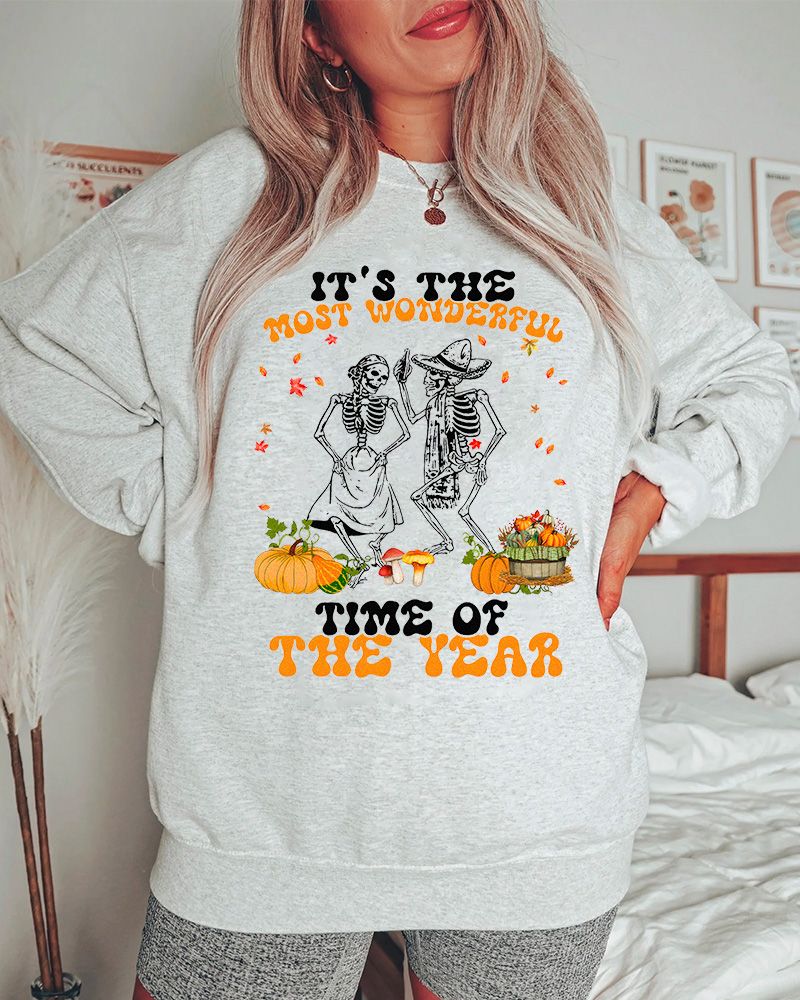 HOT It is the most wonderful time of the year Halloween Sweatshirt