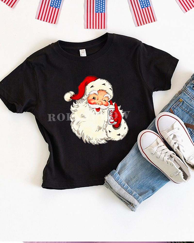 HOT Santa Coca Diet ? Kids Shirt