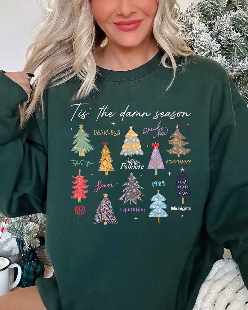 HOT Tis the damn season Christmas Sweatshirt