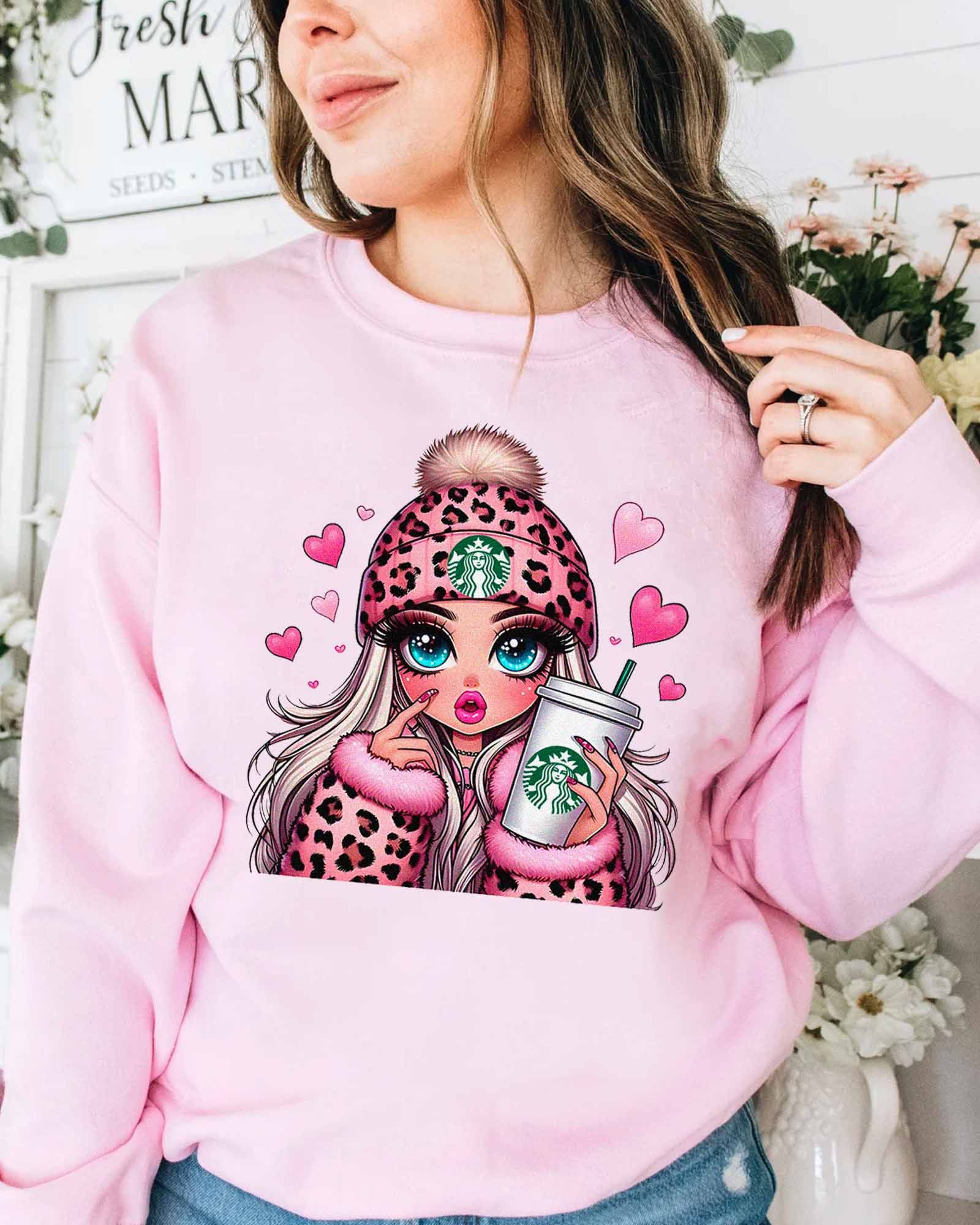 HOT TREND Girl drink Christmas Sweatshirt