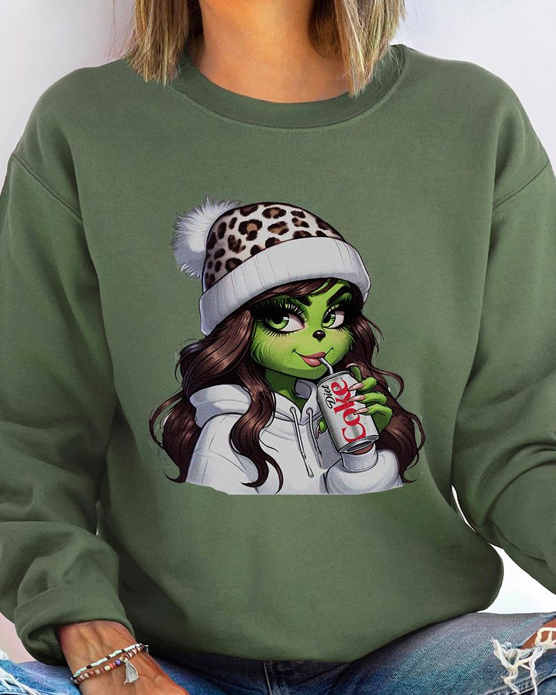 HOT TREND Grinch Coca Diet Christmas Sweatshirt