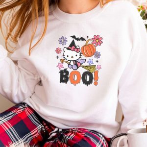HOT TREND Halloween Hello Kitty Boo Kids Shirt