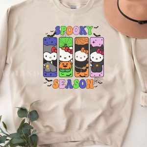HOT TREND Halloween Hello Kitty Spooky Season Shirt