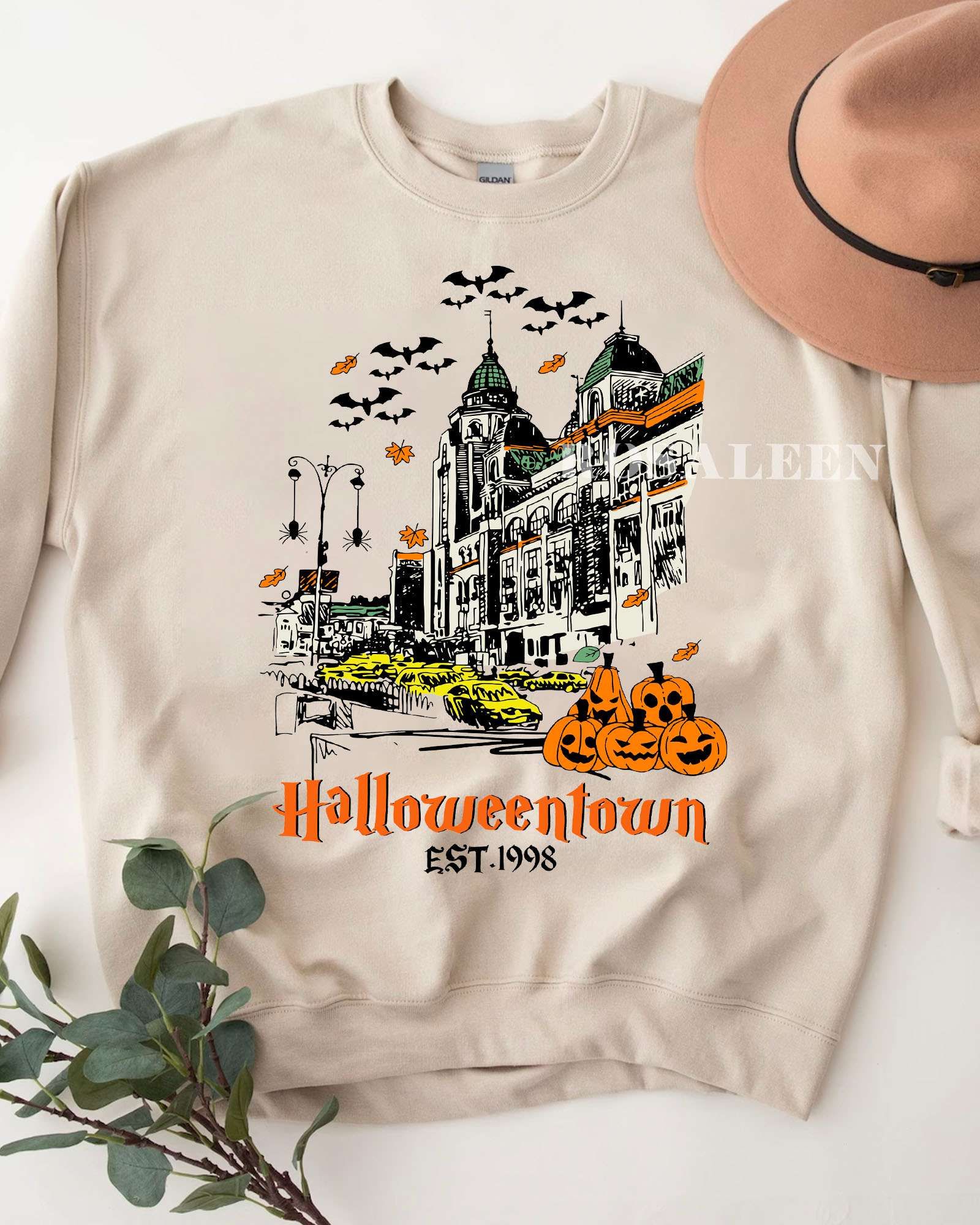 HOT TREND Halloween Town 1998 Sweatshirt Halloween Shirt HOT TREND Halloween Town 1998 Sweatshirt Halloween Shirt