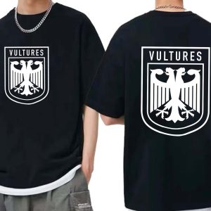 HOT TREND Kanye _Vultures_ 2 sides Shirt