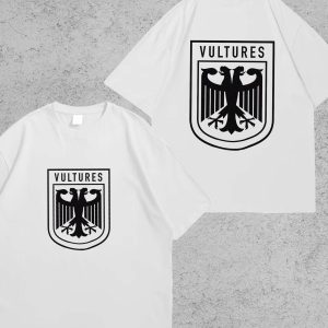HOT TREND Kanye _Vultures_ 2 sides Shirt