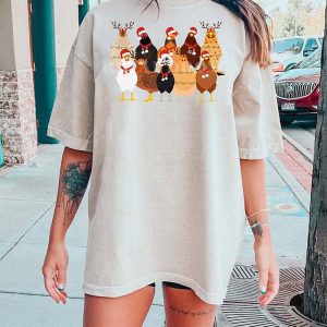 HOT TREND Lovely Chickens Christmas  Ver 2  Christmas Sweatshirt