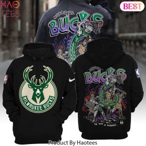 HOT TREND Milwaukee Bucks Logo Hoodie