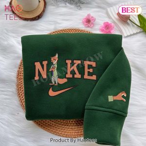 HOT TREND Nick and Judy Zootobia Embroidered Youth Sweatshirt