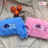 HOT TREND Stitch & Angel Halloween – Embroidered Sweatshirt