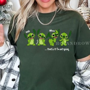 HOT TREND Stitch Grinch Ohh Ahh Mhm Christmas Sweatshirt