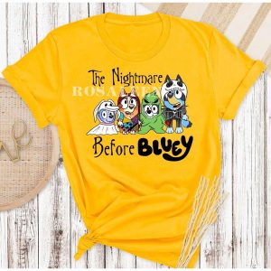 HOT TREND The Nightmare Before Bluey Shirt