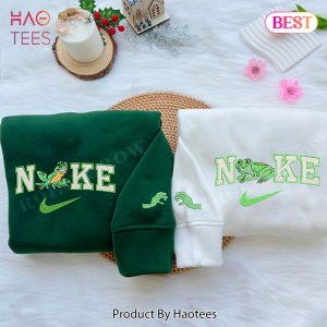 HOT TREND Tiana and Naveen Frog Embroidered Youth Sweatshirt