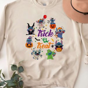 HOT Trick r Treat Stitch Halloween Sweatshirt, T-Shirt