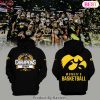HOT Iowa Hawkeye Women Basketball 2024 Big Tournament Champions 3 Peat Back To Back To Back Hoodie