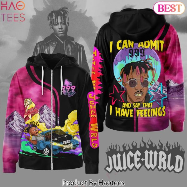 NEW Juice Wrld I Can Admit And Say That I Have Feelings Hoodie