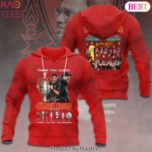 Jurgen Klopp x Liverpool Thank You Coach End Of An Era Thank You For The Memories Hoodie