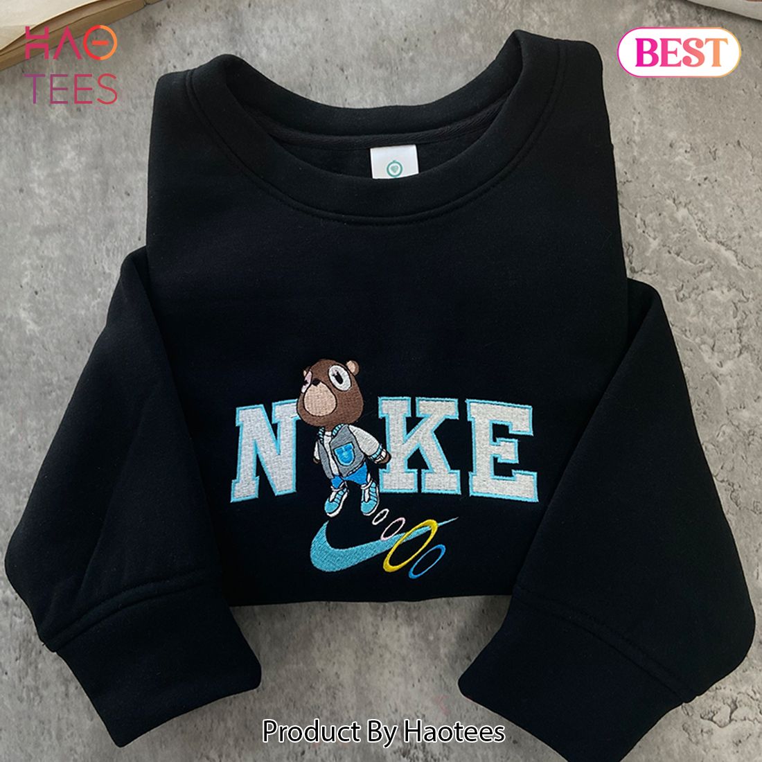 LIMITED Bear Kanye – Embroidered Youth Sweatshirt