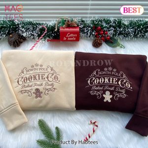 LIMITED North Pole Cookie Co – Christmas Embroidered Sweatshirt