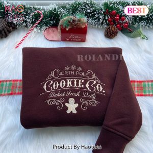 LIMITED North Pole Cookie Co – Christmas Embroidered Sweatshirt