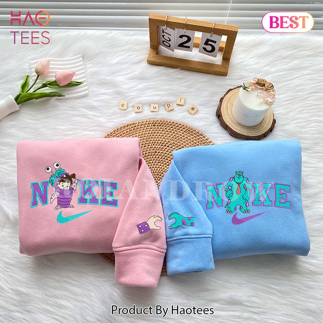 LIMITED Sully and Boo Embroidered Youth Sweatshirt